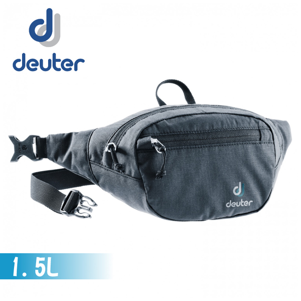 【Deuter 德國 Belt I 1.5L 休閒旅遊腰包《黑》】39004/隨身腰包/臀包/自行車腰包/運動腰包