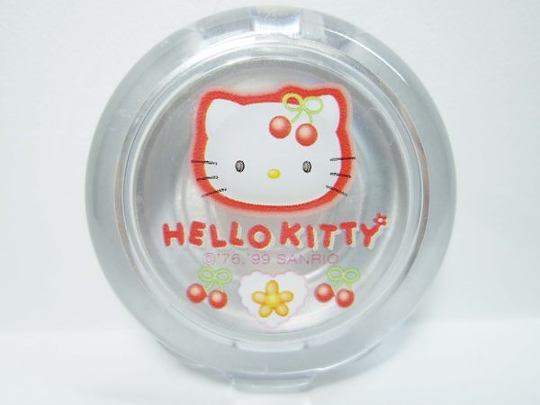 【震撼精品百貨】Hello Kitty 凱蒂貓~口紅盒口紅盤唇蜜盒粉餅盒空盒『櫻桃』S