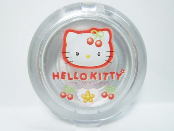 【震撼精品百貨】hello kitty 凱蒂貓~口紅盒口紅盤唇蜜盒粉餅盒空盒『櫻桃』s