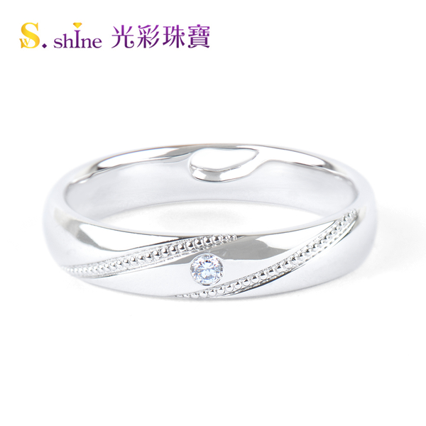 【光彩珠寶】婚戒 日本鉑金結婚戒指 對戒 千年之戀 product thumbnail 3