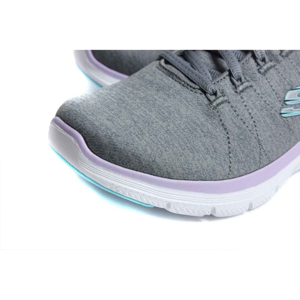 SKECHERS FLEX-LITE 運動鞋 女鞋 灰色 寬楦 149307WGYLV no507 product thumbnail 5