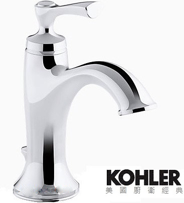 【麗室衛浴】美國KOHLER Elliston 單槍臉盆龍頭 K-72782T-4-CP