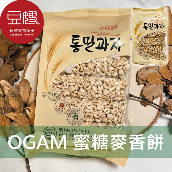 【豆嫂】韓國零食 Ogam 蜜糖麥香餅(110g)