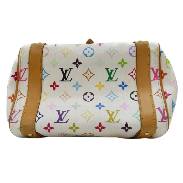 【二手名牌BRAND OFF】LOUIS VUITTON LV 路易威登 白彩 PVC塗層帆布 Priscilla 手提包 M40096 product thumbnail 4