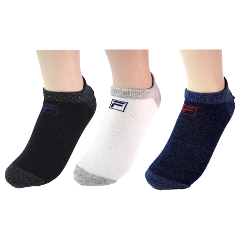 FILA 除臭色紗船襪25~27cm(3雙組)抑菌 透氣 日常 休閒 運動 健康襪 時尚百搭 短襪 襪子【愛買】 product thumbnail 2