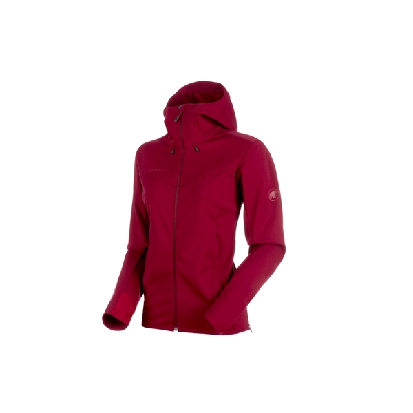 【MAMMUT Ultimate V SO Hooded Jkt 女《甜菜根》】1011-00072-3496/防風/保暖/外套 product thumbnail 2