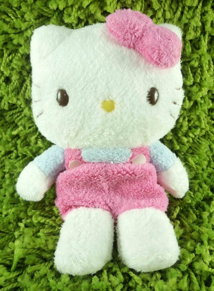 【震撼精品百貨】Hello Kitty 凱蒂貓~KITTY絨毛娃娃-桃粉吊帶