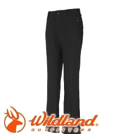 【Wildland 荒野 女款 SOFTSHELL保暖長褲 黑色】W2309/保暖長褲/保暖褲/軟殼長褲/秋冬新品