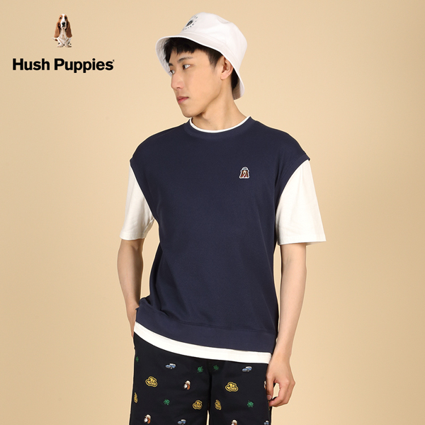 Hush Puppies 上衣 男裝漁夫帽狗假兩件華夫格上衣 product thumbnail 4