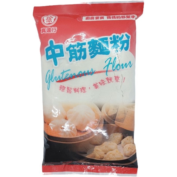 真達行 中筋麵粉 500g【康鄰超市】