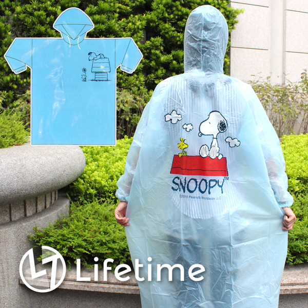 ﹝史努比成人輕便雨衣﹞正版環保雨衣 收納雨衣 雨具 SNOOPY〖LifeTime一生流行館〗B12139