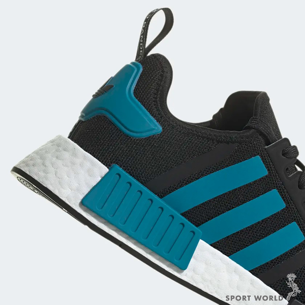 Adidsa 男 慢跑鞋 NMD_R1 黑 藍綠【運動世界】HQ4461 product thumbnail 9