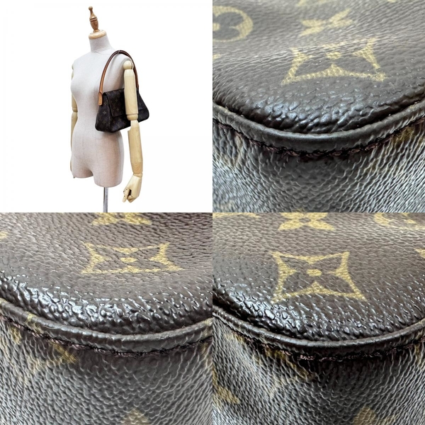 LOUIS VUITTON 路易威登 棕色 原花 PVC塗層帆布 Looping 肩背包 M51147 【二手名牌BRAND OFF】 product thumbnail 8