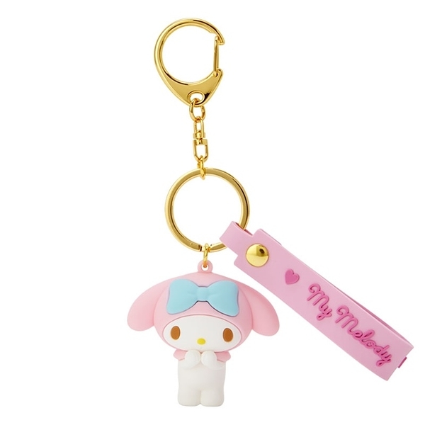 【震撼精品百貨】My Melody_美樂蒂~日本SANRIO三麗鷗美樂蒂 立體矽膠造型鑰匙圈*10279