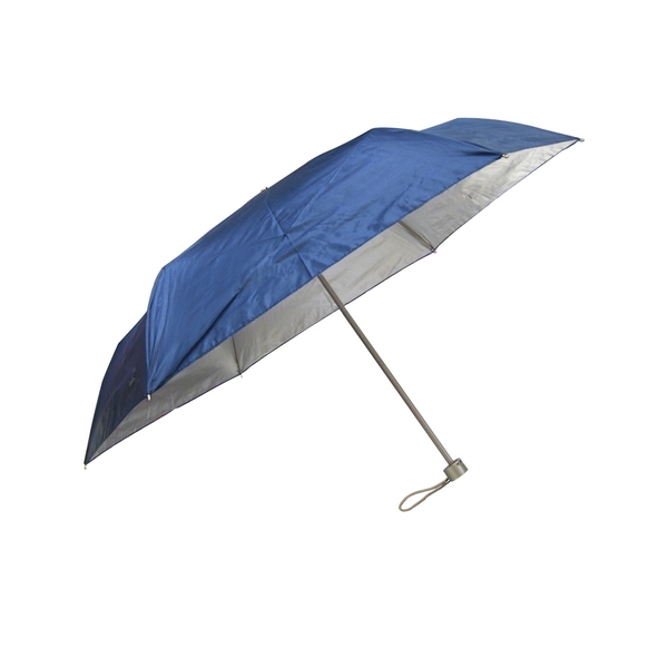 雨傘 陽傘 萊登傘 中傘面 抗UV 防曬 輕傘 遮熱 易開輕傘 手開 開傘直接推開 銀膠 Leotern(深藍)