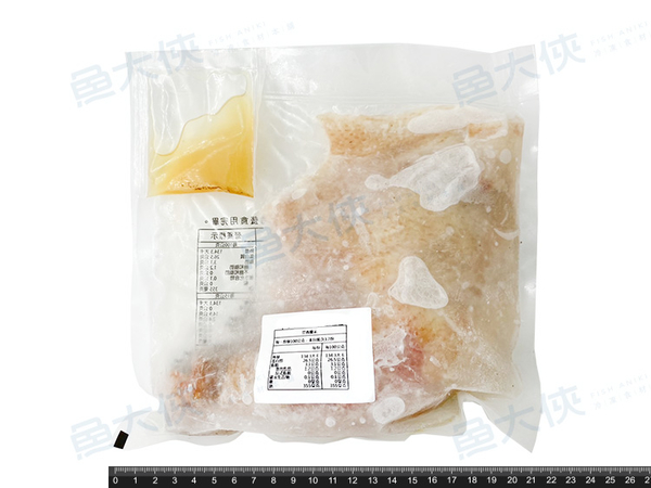 油雞腿/去骨正土雞腿(附油包/固370g/淨600g/包)-1A7A【魚大俠】FF953 product thumbnail 3