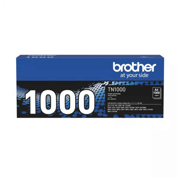 BROTHER TN-1000 黑色原廠碳粉匣(2入) product thumbnail 2