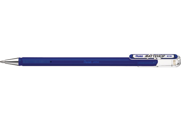 Pentel 飛龍 K110-V 1.0 高彩中性筆-藍