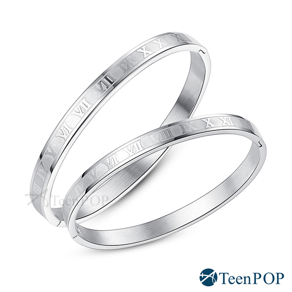 情侶手環 ATeenPOP 對手環 羅馬時刻 鋼手環 多款任選 單個價格 情人節禮物 聖誕禮物
