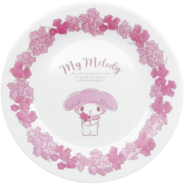 【震撼精品百貨】My Melody_美樂蒂~日本SANRIO三麗鷗 美樂蒂陶瓷圓盤19.5cm(花圈款)*27425