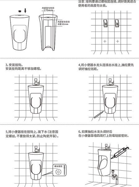 【麗室衛浴】 壁掛式 感應 洗手小便斗可洗手 A-332-1A 適合醫院 診所大賣場