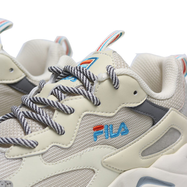 FILA 休閒鞋 RAY TRACER 米白橘灰 復古 厚底 老爹鞋 男女 4C127X123 product thumbnail 2