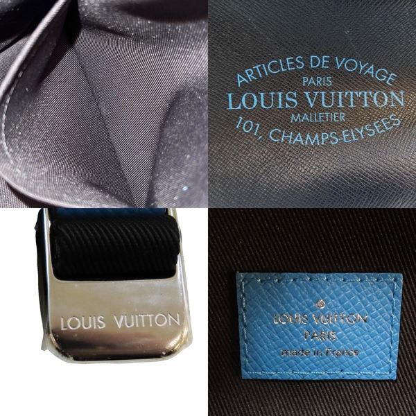 【二手名牌BRAND OFF】LOUIS VUITTON LV 路易威登 深藍色 PVC塗層帆布 Discoery PM 後背包 M30359 product thumbnail 8