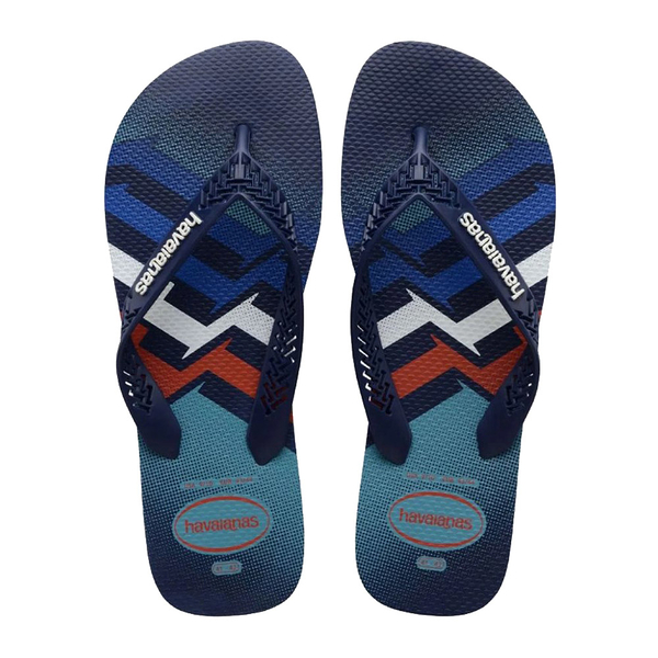 HAVAIANAS 哈瓦仕 人字拖 POWER LIGHT 藍綠白紅 夾腳拖 男女 (布魯克林) 41469290555M