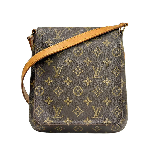 【二手名牌BRAND OFF】LOUIS VUITTON LV 路易威登【再降價】原花 PVC塗層帆布 Musette Salsa 肩背包 M51258