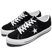 Converse One Star 黑 白 麂皮材質 休閒鞋 滑板鞋 低筒 基本款 男鞋【ACS】 158369C