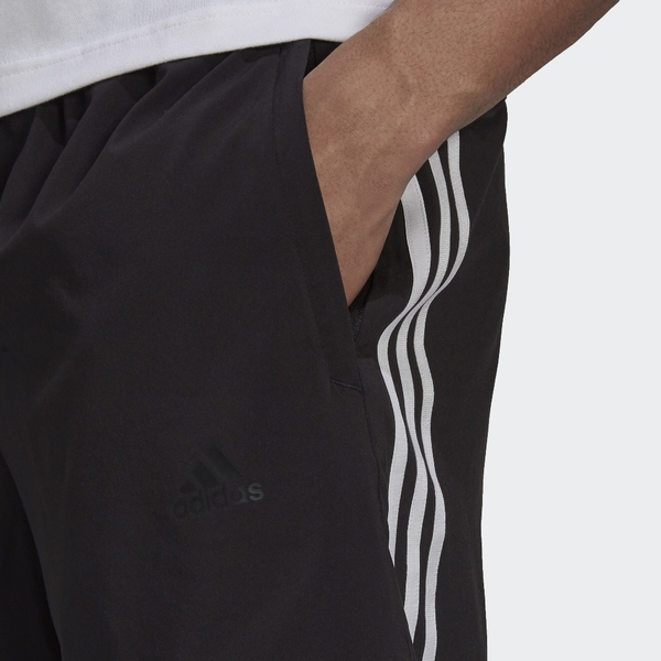 ADIDAS FI SHORT LIBRY 黑 男 經典 三條紋 口袋 健身 訓練 短褲 GP0940 product thumbnail 2