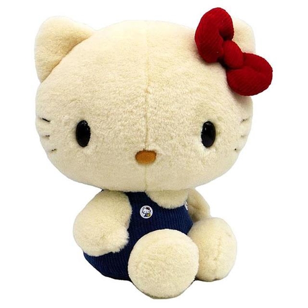 小禮堂 Hello Kitty 絨毛玩偶娃娃M (復古系列)