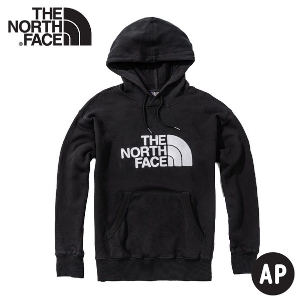 【The North Face 男 LOGO 連帽T恤 HOD《黑/白灰》】4NEQ/連帽上衣/休閒長袖