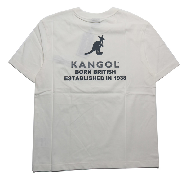 KANGOL 短袖 短T 白 拉鍊圓領T 男 6225101100 product thumbnail 3