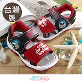 男童鞋 台灣製迪士尼米奇正版閃燈涼鞋 電燈鞋 魔法Baby