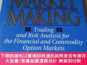 二手書博民逛書店Option罕見Market Making：Trading and Risk Analysis for the F