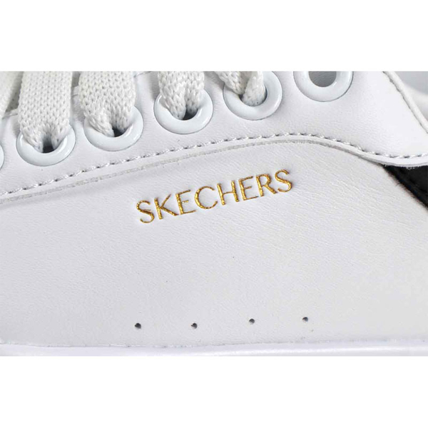 SKECHERS COURT CLASSICS 休閒運動鞋 女鞋 白色 185060WBK no697 product thumbnail 4