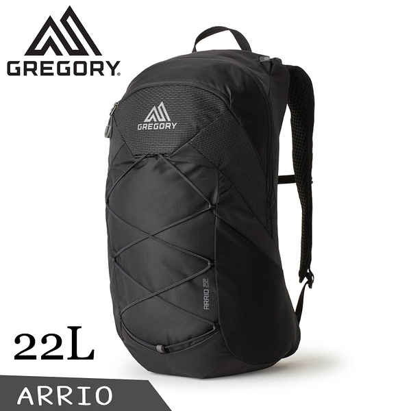 【GREGORY 美國 22L ARRIO 多功能登山背包《碳黑》】138424/登山背包/後背包/電腦包/旅行/自行車