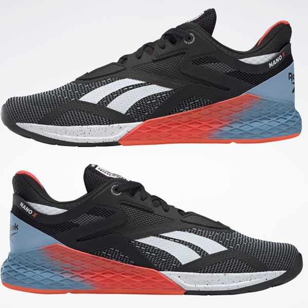 REEBOK NANO X 男鞋 訓練 EVA中底 支撐 穩定 避震 黑 橘 藍【運動世界】EF7298 product thumbnail 10