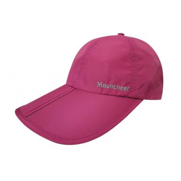 【Mountneer 山林 中性透氣抗UV折帽《紫紅》】11H08/防曬帽/遮陽帽/登山帽 product thumbnail 2