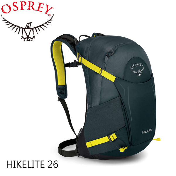 【OSPREY 美國 HIKELITE 26 《椎茸灰》】HIKELITE 26/登山包/登山/健行/自助旅行/雙肩背包