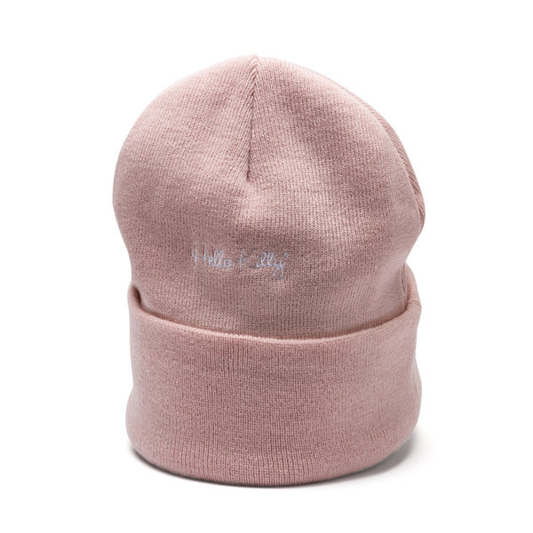 Puma Hello Kitty 黑 粉 毛帽 帽子 運動帽 保暖 針織 聖誕禮物 針織毛帽 02272201 02272202