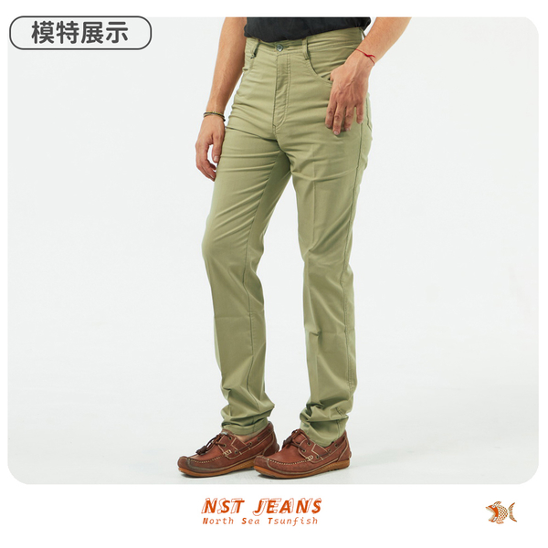 【NST Jeans】美軍清涼卡其色休閒褲(中腰直筒) 特大尺碼 台製 393-66837/3876 product thumbnail 4