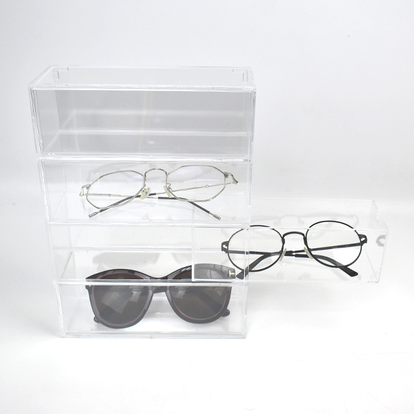 眼鏡收納盒 4格眼鏡透明盒【NAWA101】 product thumbnail 4