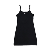 Nike 裙子 NSW Essential 連身裙 細肩 膝上 合身 緊身 羅紋【ACS】DM6231-010