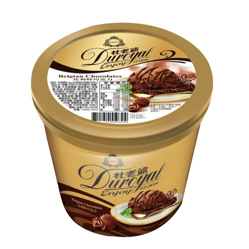杜老爺enjoy冰淇淋-比利時巧克力733±15g/ 桶【愛買冷凍】 product thumbnail 2