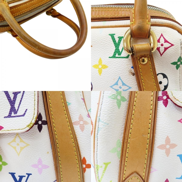 【二手名牌BRAND OFF】LOUIS VUITTON LV 路易威登 白彩 PVC塗層帆布 Priscilla 手提包 M40096 product thumbnail 9