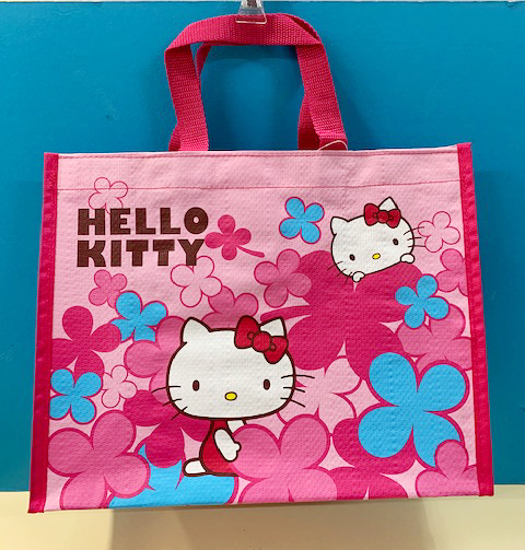 【震撼精品百貨】Hello Kitty_凱蒂貓~三麗鷗KITTY購物袋(S)-粉#83017