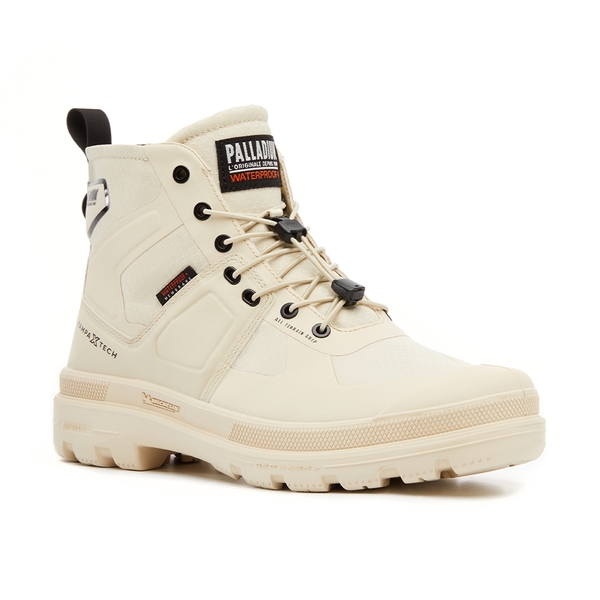 PALLADIUM PAMPA TECH EXP WP+ 快穿 米其林科技 聯名款 橘標 防水休閒靴 中性 奶油白 74067210 product thumbnail 4