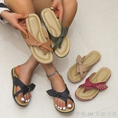 人字拖鞋女 大尺碼女鞋2023年夏款女士外穿人字夾趾涼拖女沙灘女鞋slippers
